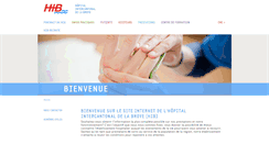 Desktop Screenshot of hopital-broye.ch